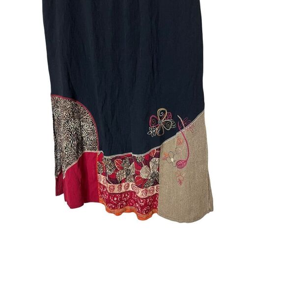 Vintage Koret Elastic Waist Boho Floral Maxi Skirt Women’s Size 16W - Picture 3 of 9